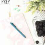 Learn How to Make a Meal Prep List for the week based off of your weekly or monthly meal plan! Helps you stay organized in the kitchen & save time & money! :: DontWastetheCrumbs.com