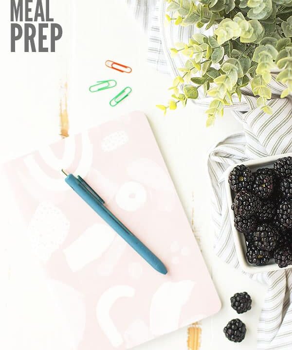 Learn How to Make a Meal Prep List for the week based off of your weekly or monthly meal plan! Helps you stay organized in the kitchen & save time & money! :: DontWastetheCrumbs.com